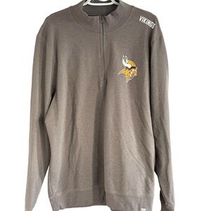 '47 Forward Mens Vikings 1/4 Quarter Zip Minnesota NFL Size XL